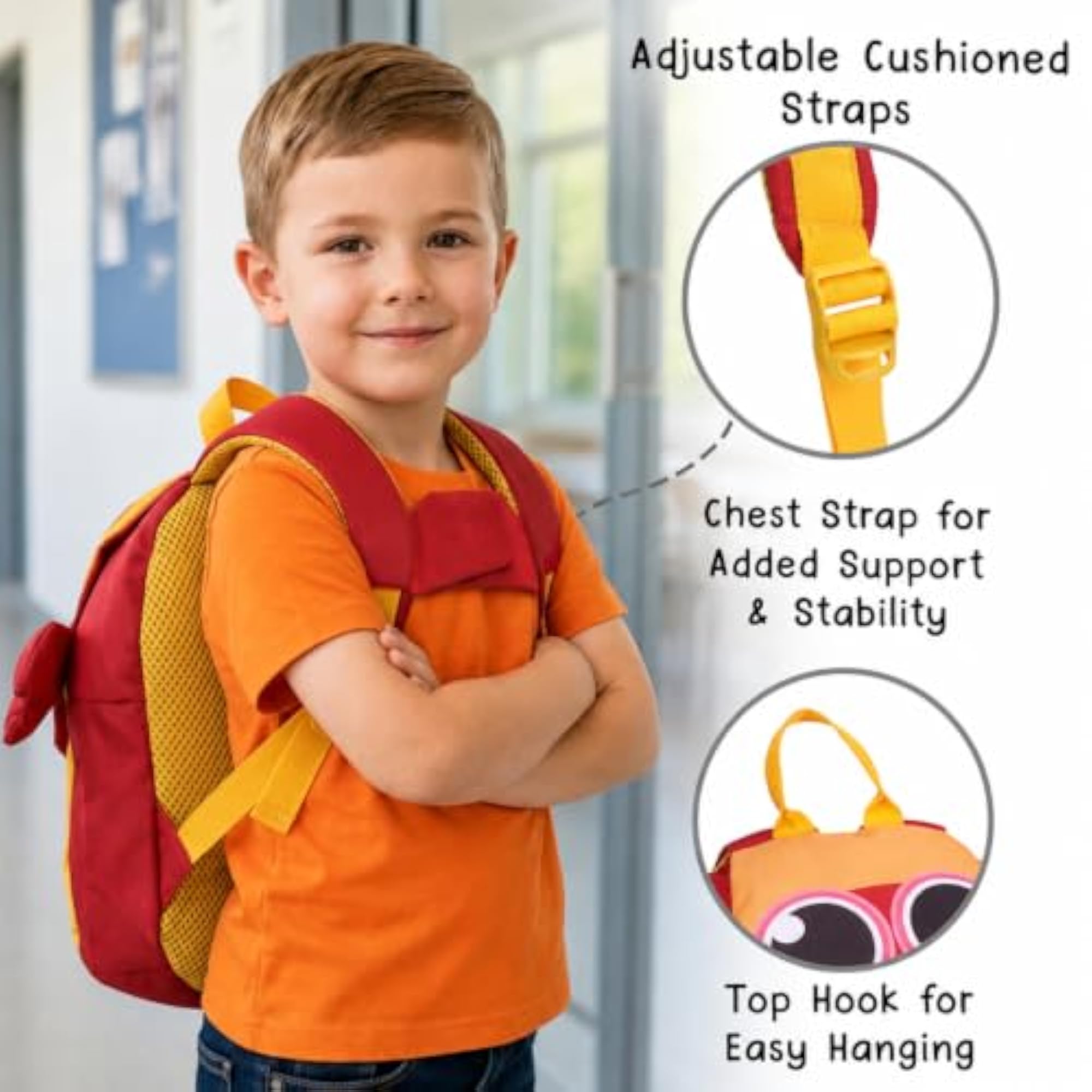 Premium School Backpack for Kids, Lightweight & Durable